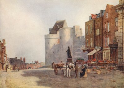 Windsor markt, vroege ochtend door George Moore Henton