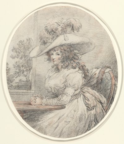 Anne Ward Morland door George Morland