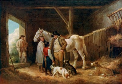 De afrekening, ca. 1783-1804, 1912 door George Morland