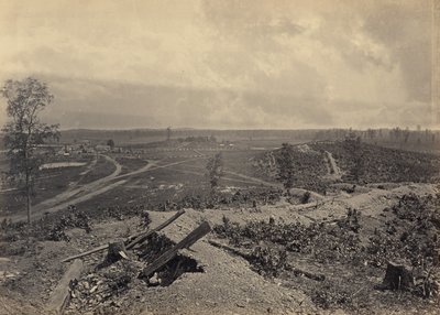 Slagveld van Resaca, Georgia, nr. 4 door George N. Barnard