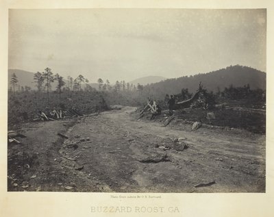 Buzzard Roost, GA, 1866 door George N. Barnard