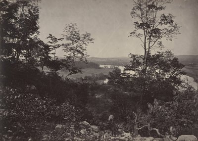 Chattanooga Valley vanaf Lookout Mountain, 1860s door George N. Barnard