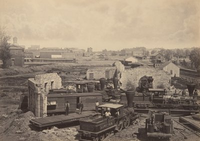 Stad Atlanta, Georgia No. 1, 1860s door George N. Barnard