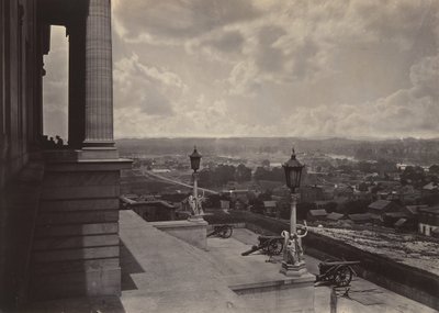 Nashville vanaf het Capitool, 1860s door George N. Barnard