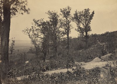 De kam van Mission Ridge door George N. Barnard