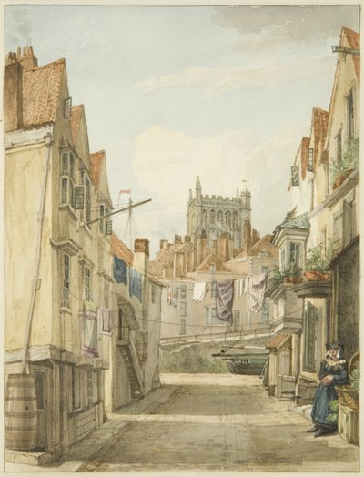 Alderskey Lane door George Orleans Delamotte