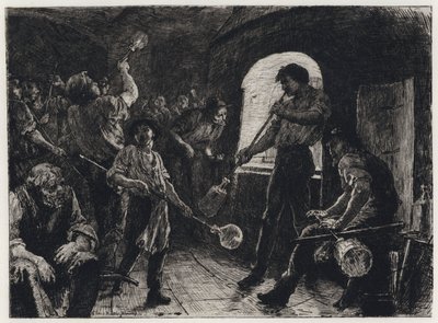 Glasblazen door George Percy Jacomb Hood