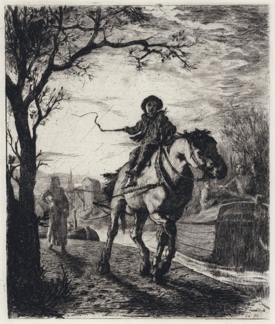 Op het Bridgewater Kanaal door George Percy Jacomb Hood