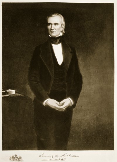 James K. Polk, 11e President van de Verenigde Staten van Amerika door George Peter Alexander Healy