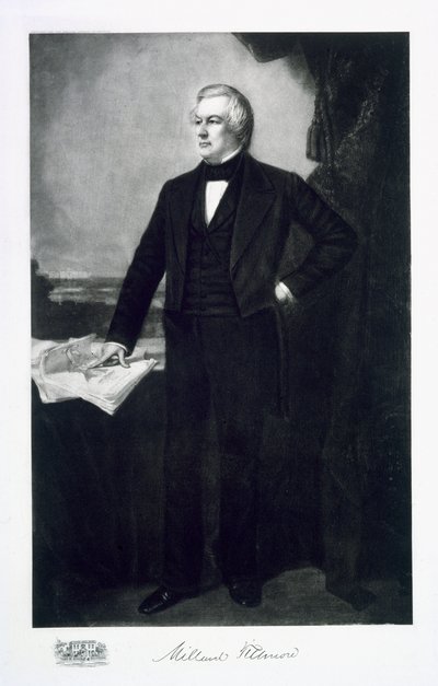Millard Fillmore, 13e president van de Verenigde Staten van Amerika, uitgegeven 1901 door George Peter Alexander Healy