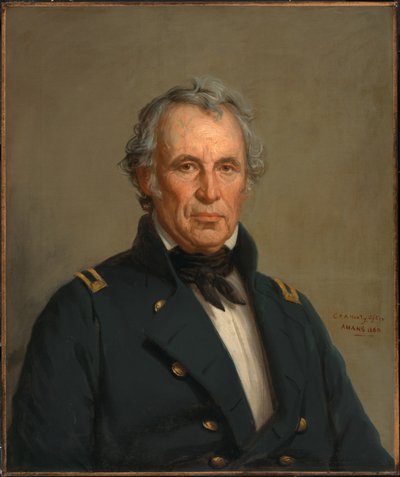Zachary Taylor (1784-1850) door George Peter Alexander Healy