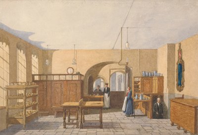 De Keuken van een Oxford College door George Pyne