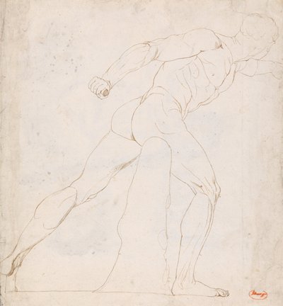 Borghese gladiator door George Romney