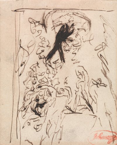 De val van de rebellenengelen door George Romney