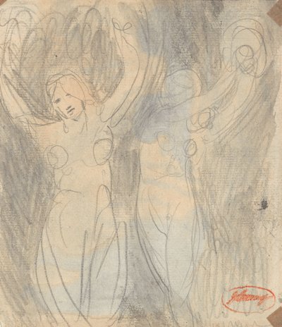 Vrouwelijke figuren door George Romney