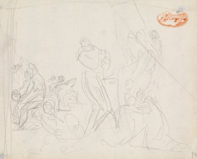 Figuur Samenstellingsstudie 34 door George Romney