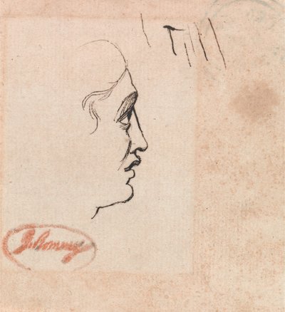 Hoofd Jeugd door George Romney