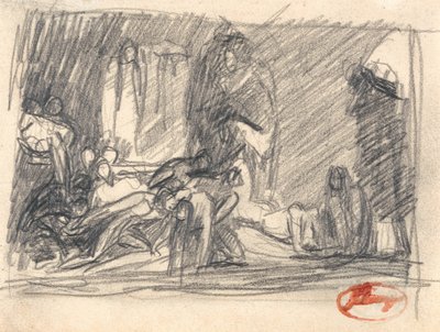 Howard op bezoek in de gevangenis door George Romney