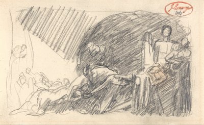 Howard op bezoek in de gevangenis door George Romney