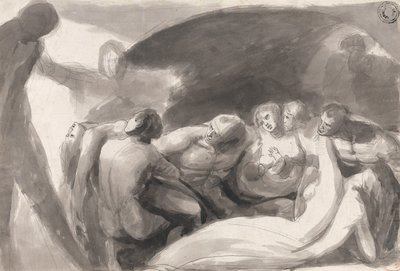 Howard op bezoek in de gevangenis door George Romney