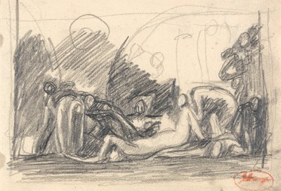 Howard op bezoek in de gevangenis door George Romney