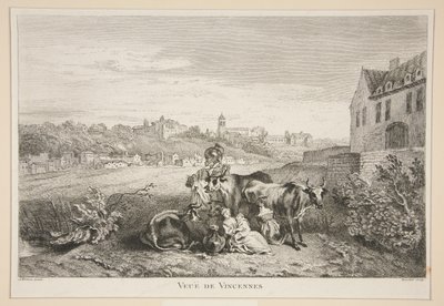 Howard bezoekt een gevangenis door George Romney
