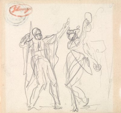 Jeptha en zijn dochter door George Romney