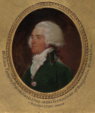 John Flaxman: het modelleren van het borstbeeld van William Hayley door George Romney