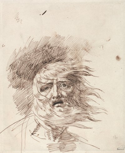 "Lear in de storm", King Lear, Act III, Scene II door George Romney