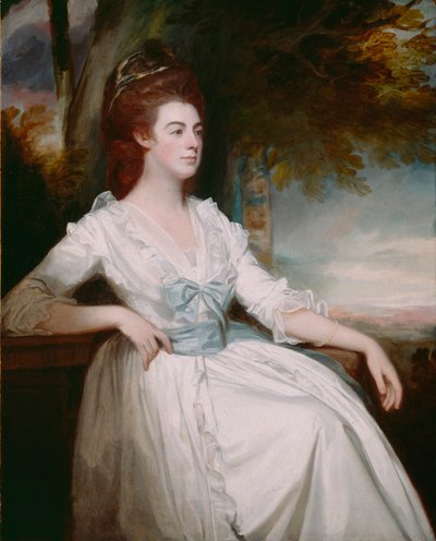 Miss Clavering door George Romney