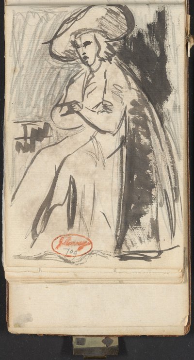 Twee figuren door George Romney