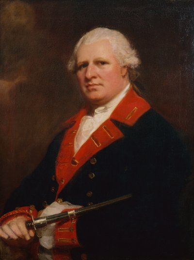 Portret van kolonel Patrick Duff door George Romney
