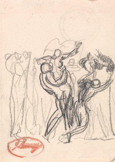 Mogelijk een ontvoeringsscène door George Romney
