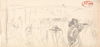Satan als voorzitter van de hel door George Romney
