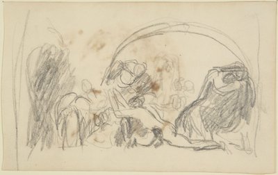 Schets voor Howard’s bezoek aan gevangenissen door George Romney
