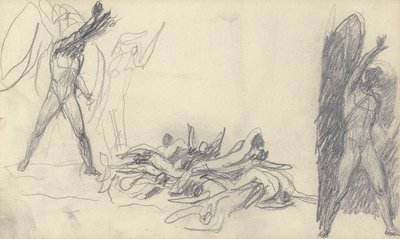 Schetsboektekening door George Romney