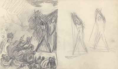 Schetsboektekening door George Romney