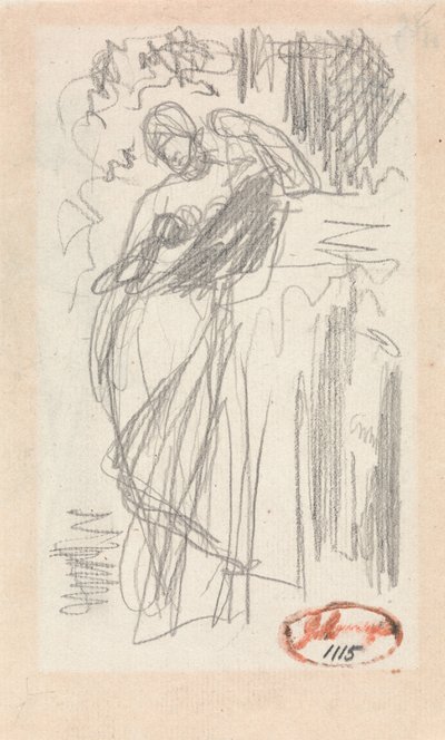 Staande vrouw door George Romney