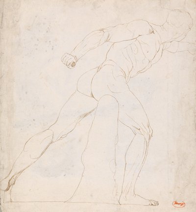 Onderzoek naar de Borghese-gladiator door George Romney