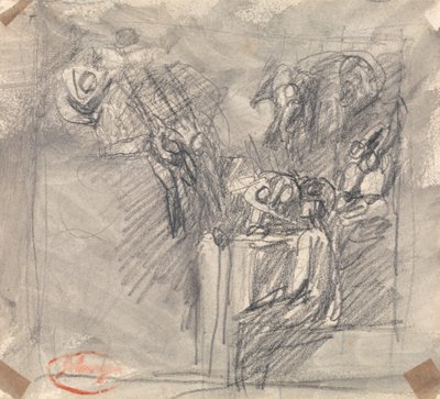 De verzoeking van Christus door George Romney