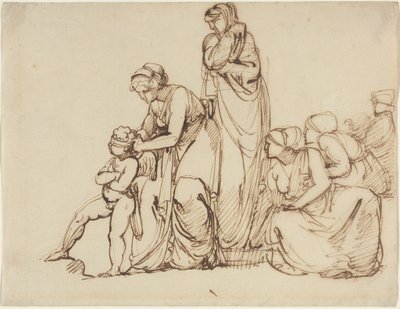 De blinddoek van Cupido door George Romney