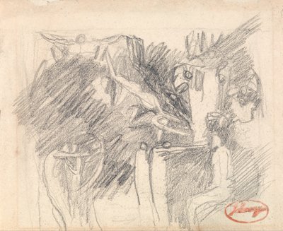 De verzoeking van Christus door George Romney