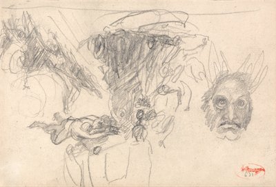 De verzoeking van Christus door George Romney