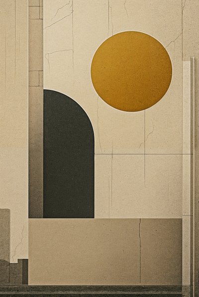 Echo Form, 2025 (acryl op doek) door George Rosaly