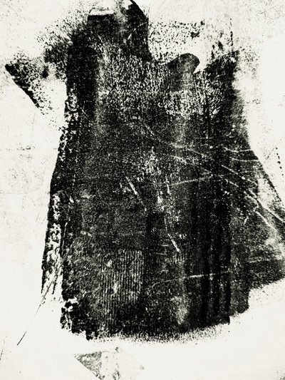 Etherische afdruk, 2024 (acryl op doek) door George Rosaly