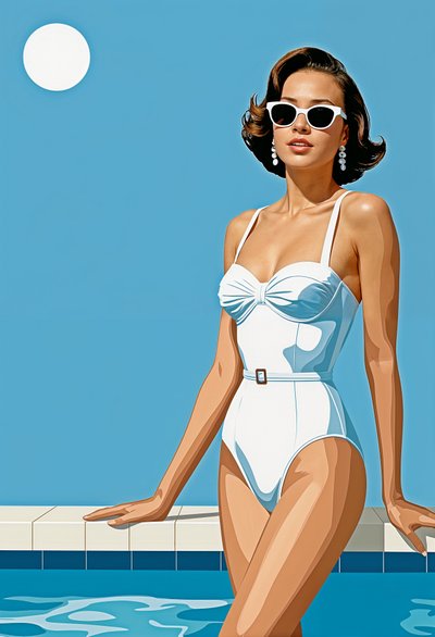 Gloeien in je eigen licht, 2025 (acryl op doek) door George Rosaly