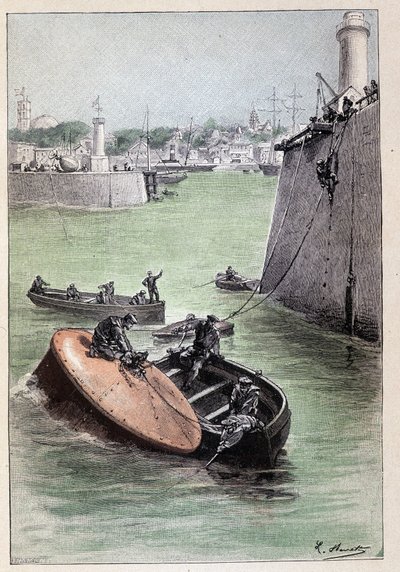 Telefonische communicatie werd tot stand gebracht met de Amerikaanse kust (pagina 166) in 