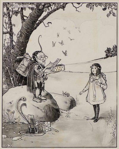 Magische doos van vlinders door George Salmond Peddie