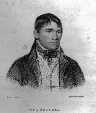 Jack Randall, gegraveerd door Hopwood door George Sharples