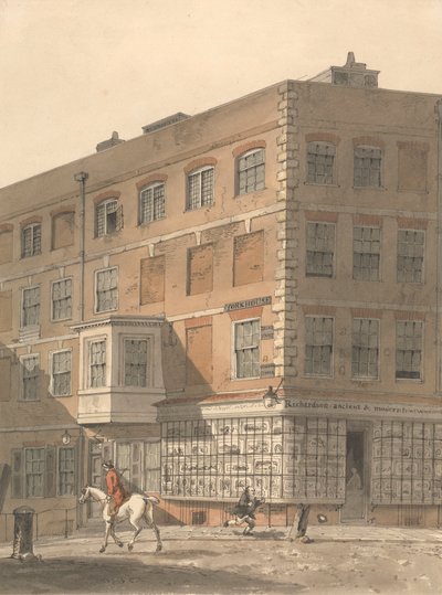 York House, de hoek van Villiers Street en de Strand, met Richardson